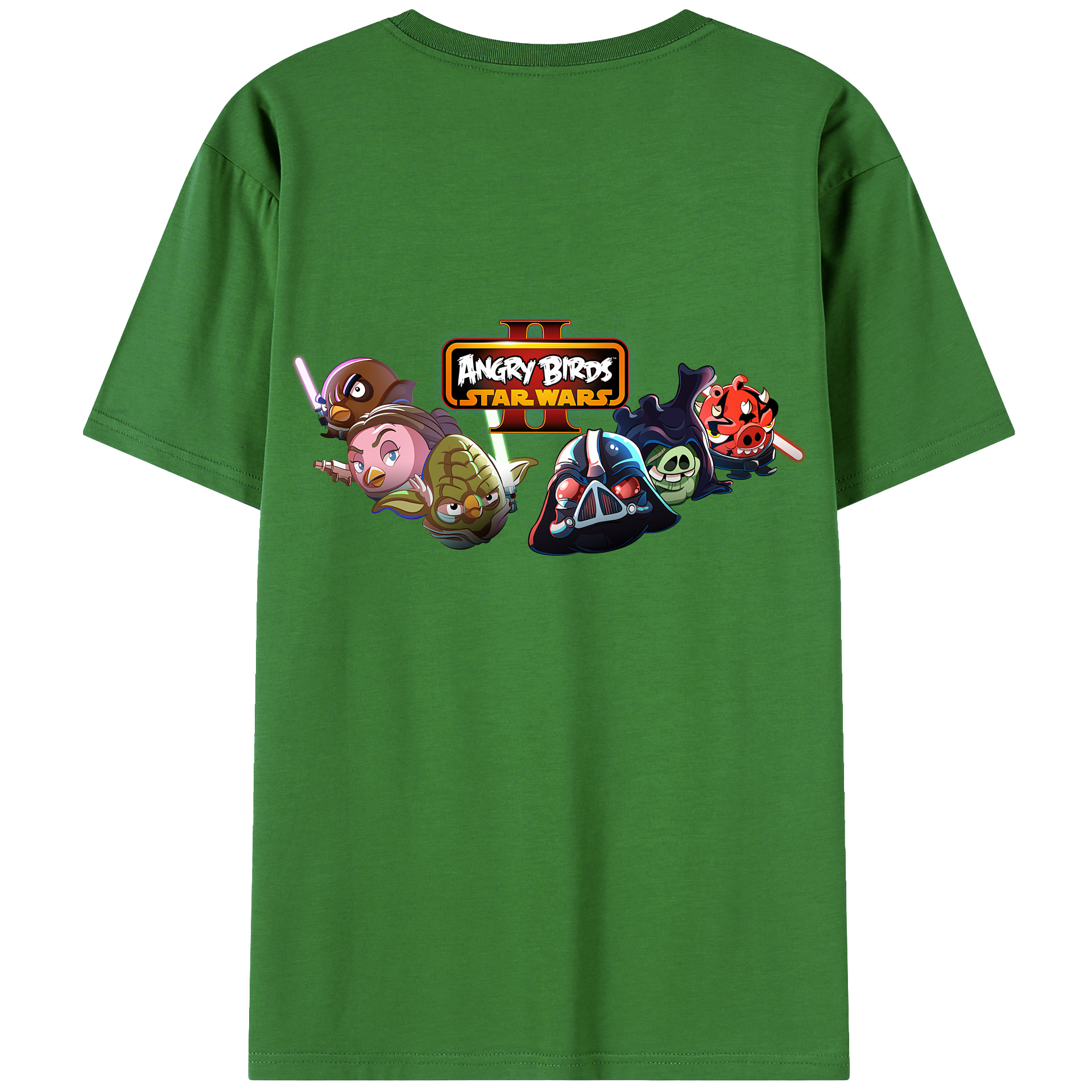 （画像用） Angry Birds アングリーバード レディース半袖Tシャツ(バックプリント)